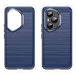Θήκη Honor 400 Pro 5G Mad Mask Brushed TPU Carbon Πλάτη μπλε - Image 2