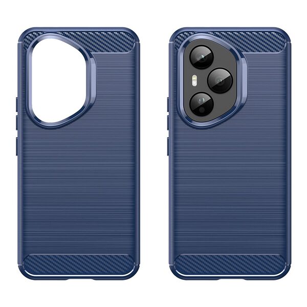 Θήκη Honor 400 Pro 5G Mad Mask Brushed TPU Carbon Πλάτη μπλε - Image 2