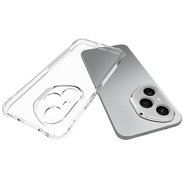 Θήκη Honor 400 Pro 5G OEM Silicone Sockproof V6 Anti-Slip Transparent Πλάτη TPU - Image 2