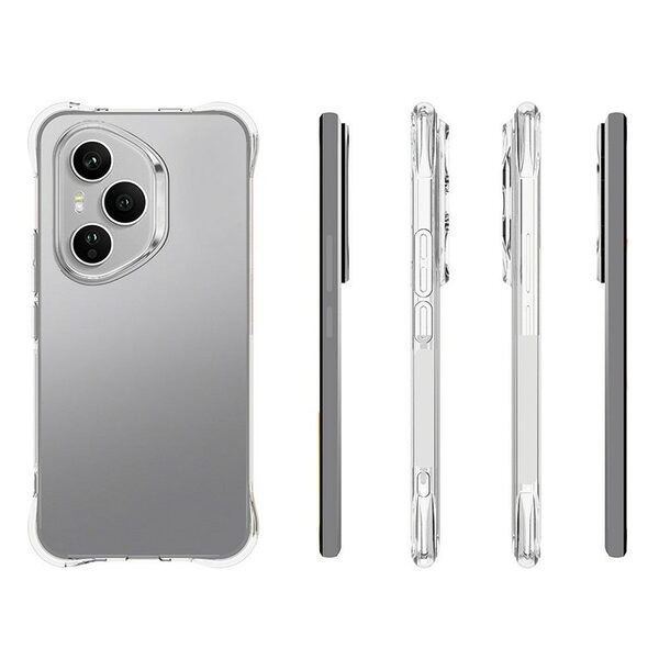 Θήκη Honor 400 Pro 5G OEM Silicone Sockproof V6 Anti-Slip Transparent Πλάτη TPU - Image 5