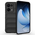 Θήκη Oppo Reno13 5G Mad Mask Rugged Armor από σκληρό Premium TPU μαύρο