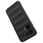 Θήκη Oppo Reno13 5G Mad Mask Rugged Armor από σκληρό Premium TPU μαύρο - Image 4