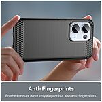 Θήκη Oppo Reno13 5G Mad Mask Brushed TPU Carbon Πλάτη μαύρο - Image 5