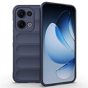 Θήκη Oppo Reno13 5G Mad Mask Rugged Armor από σκληρό Premium TPU μπλε σκούρο