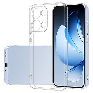 Θήκη Oppo Reno13 5G OEM Silicone Sockproof V6 Anti-Slip Transparent Πλάτη TPU