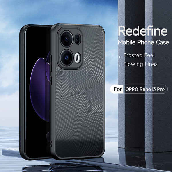 Θήκη Oppo Reno13 Pro 5G DUX DUCIS Aimo Series - Ανθεκτική στις Πτώσεις μαύρο - Image 3