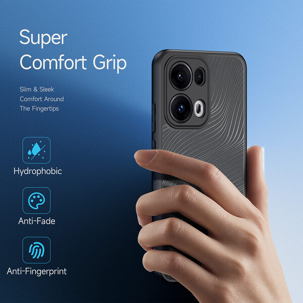 Θήκη Oppo Reno13 Pro 5G DUX DUCIS Aimo Series - Ανθεκτική στις Πτώσεις μαύρο - Image 4