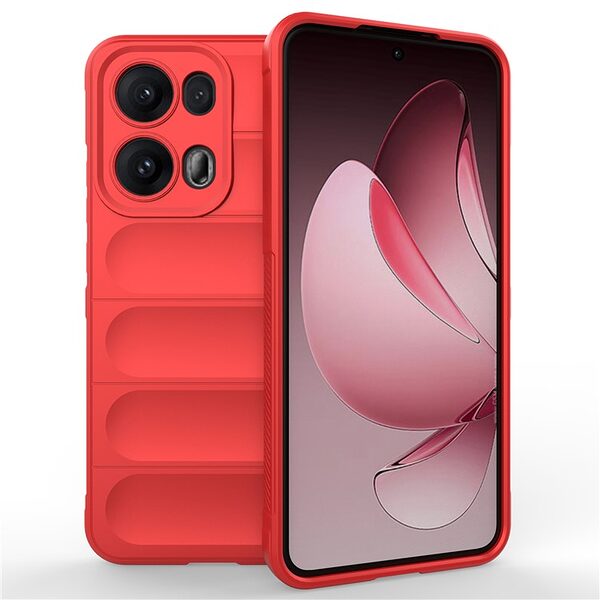 Θήκη Oppo Reno13 Pro 5G Mad Mask Rugged Armor από σκληρό Premium TPU κόκκινο