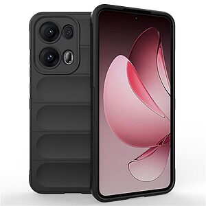 Θήκη Oppo Reno13 Pro 5G Mad Mask Rugged Armor από σκληρό Premium TPU μαύρο