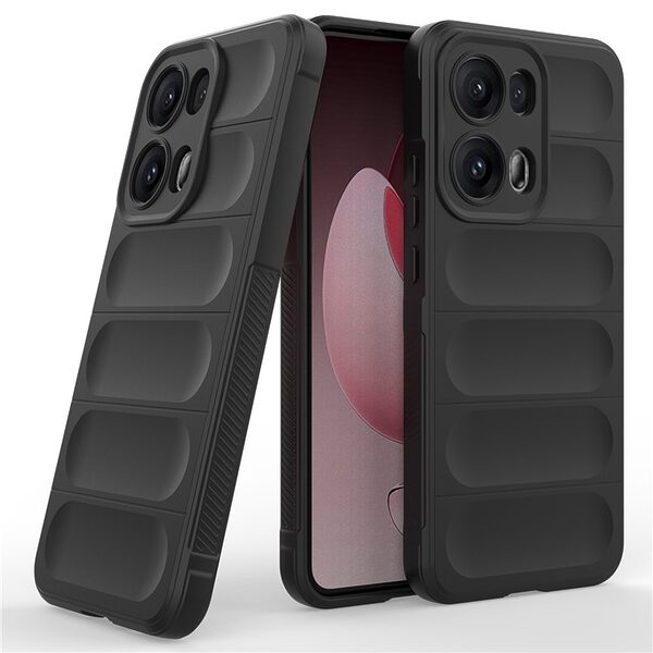 Θήκη Oppo Reno13 Pro 5G Mad Mask Rugged Armor από σκληρό Premium TPU μαύρο - Image 5