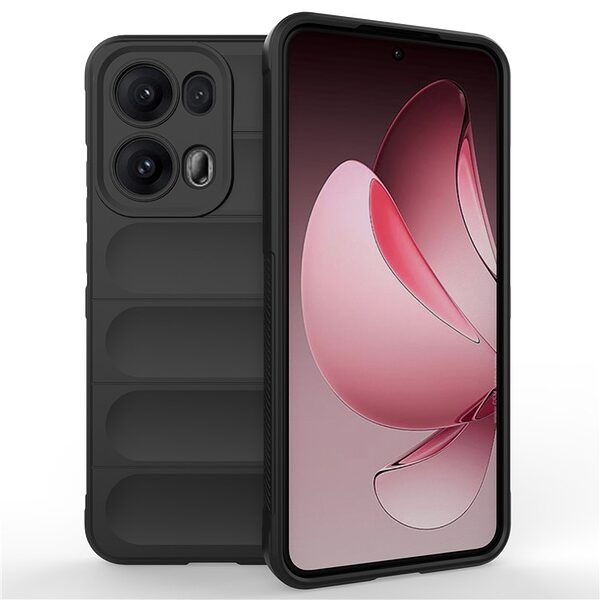 Θήκη Oppo Reno13 Pro 5G Mad Mask Rugged Armor από σκληρό Premium TPU μαύρο
