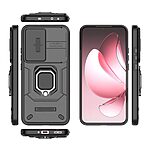 Θήκη Oppo Reno13 Pro 5G Mad Mask Camshield Armor Guard v3 Πλάτη με προστασία για την κάμερα, Kickstand και Βάση στήριξης από σκλήρό Premium TPU μαύρο - Image 4