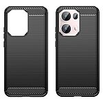 Θήκη Oppo Reno13 Pro 5G Mad Mask Brushed TPU Carbon Πλάτη μαύρο - Image 2