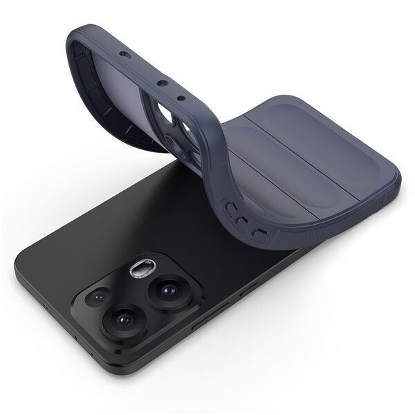 Θήκη Oppo Reno13 Pro 5G Mad Mask Rugged Armor από σκληρό Premium TPU μπλε σκούρο - Image 2