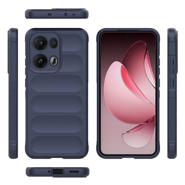 Θήκη Oppo Reno13 Pro 5G Mad Mask Rugged Armor από σκληρό Premium TPU μπλε σκούρο - Image 3