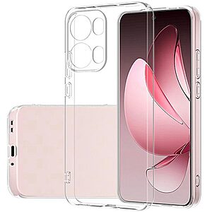 Θήκη Oppo Reno13 Pro 5G OEM Silicone Sockproof V6 Anti-Slip Transparent Πλάτη TPU