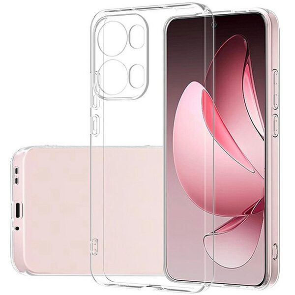 Θήκη Oppo Reno13 Pro 5G OEM Silicone Sockproof V6 Anti-Slip Transparent Πλάτη TPU