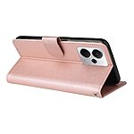 Θήκη Realme 14 5G / P3 5G Mad Mask PU Leather Series V3 με βάση στήριξης, υποδοχές καρτών και μαγνητικό κούμπωμα ροζ χρυσό - Image 3