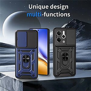 Kickstand και Βάση στήριξης από σκλήρό Premium TPU κόκκινο