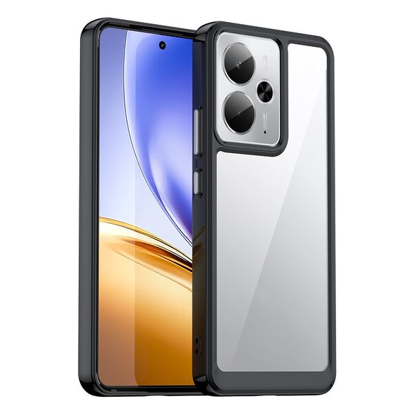Θήκη Realme 14 5G / P3 5G OEM Sockproof ανθεκτική και ελαφριά με διάφανη Πλάτη και ενισχυμένες γωνίες TPU μαύρο