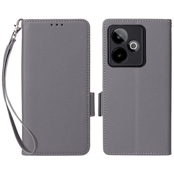 Θήκη Realme GT 7 5G / GT 7T 5G Mad Mask Leather Wallet handbag litchi με βάση στήριξης