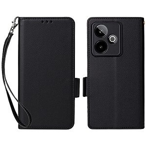Θήκη Realme GT 7 5G / GT 7T 5G Mad Mask Leather Wallet handbag litchi με βάση στήριξης