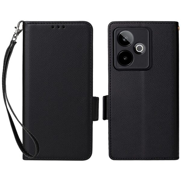 Θήκη Realme GT 7 5G / GT 7T 5G Mad Mask Leather Wallet handbag litchi με βάση στήριξης