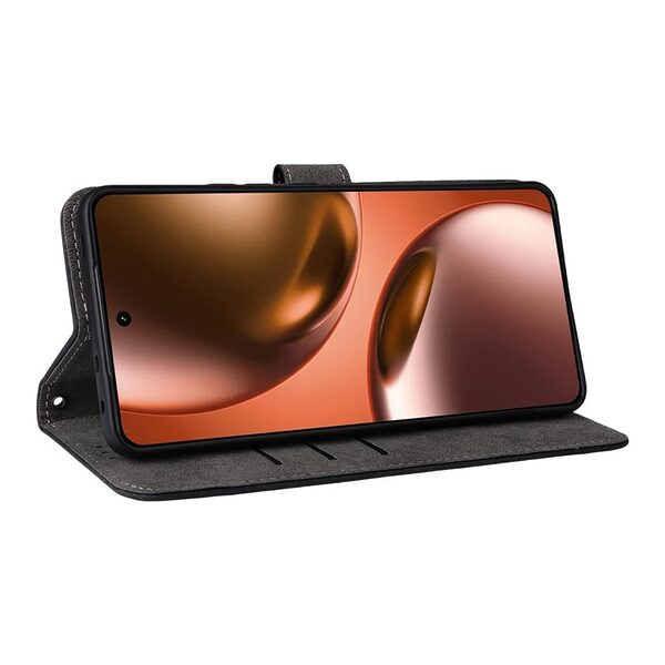 Θήκη Realme GT 7 5G / GT 7T 5G Mad Mask RFID Blocking V2 Προστασία Ασύρματης Ανάγνωσης Καρτών Leather με βάση στήριξης, υποδοχές καρτών και μαγνητικό κούμπωμα μαύρο - Image 4
