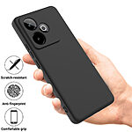 Θήκη Realme GT 7 5G / GT 7T 5G OEM Soft Liquid Silicone Πλάτη σιλικόνης με κορδόνι μαύρο - Image 2
