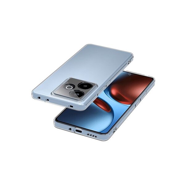 Θήκη Realme GT 7 5G / GT 7T 5G OEM Silicone Sockproof V6 Anti-Slip Transparent Πλάτη TPU - Image 3
