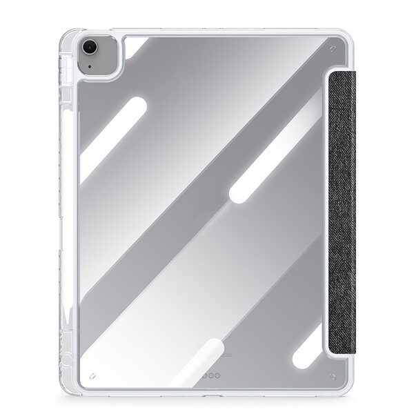 Θήκη iPad Air (2024) 13" / iPad Air (2025) 13" DUX DUCIS Unid Series Tri-Fold με πολλαπλές θέσεις στήριξης, ειδική θέση για πενάκι και διάφανη ενισχυμένη πλάτη μαύρο - Image 3