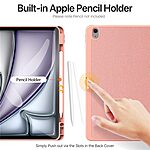 Θήκη iPad Air (2024) 13" / iPad Air (2025) 13" DUX DUCIS Domo Series Tri-Fold με ειδική θέση για πενάκι και ενισχυμένη εσωτερική πλάτη ροζ - Image 4