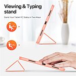 Θήκη iPad Pro (2024) 11" DUX DUCIS Domo Series Tri-Fold με ειδική θέση για πενάκι και ενισχυμένη εσωτερική πλάτη ροζ - Image 5