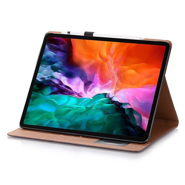 Θήκη iPad Pro (2024) 13" Mad Mask Θήκη Folio από Premium συνθετικό δέρμα, με ειδική θέση για πενάκι και ενισχυμένη πλάτη καφέ - Image 4