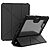 Θήκη iPad Pro (2024) 13" NiLLkin Bumper Series με συρόμενο κάλυμμα κάμερας Tri-Fold Flip Cover από TPU και διπλή ενισχυμένη αποσπώμενη πλάτη μαύρο