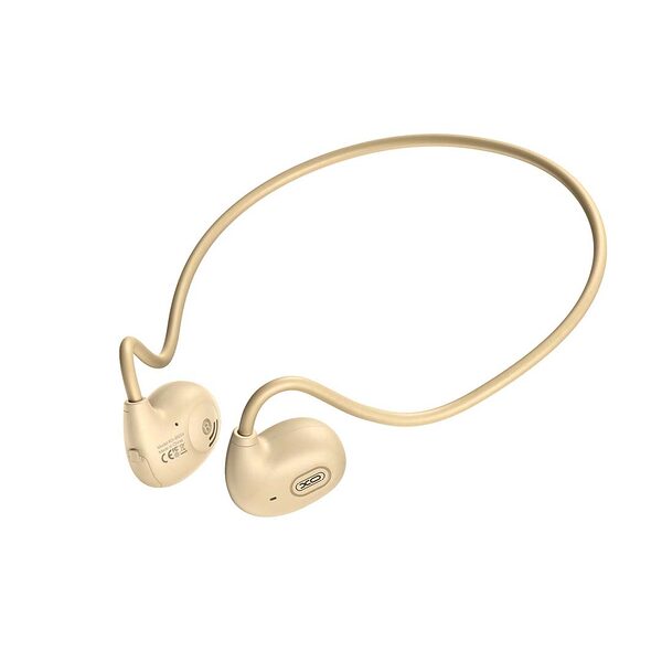 XO - BS34 Earhook Air Conduction Sports Wireless Handsfree Ακουστικά Beige - Image 1