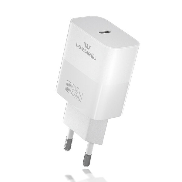 Leewello Fast Charger Kit 1 x φορτιστής (PD) 25W Fast Charger με 1 x Type-C και καλώδιο 30W USB-C σε lightning (LW-CDQ19) - λευκός - Image 4