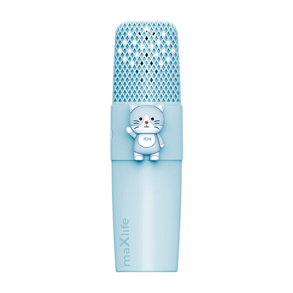 Maxlife Animal Ασύρματο Μικρόφωνο Karaoke για παιδιά με ηχείο (MXBM-500) (Μπλε) - Image 1
