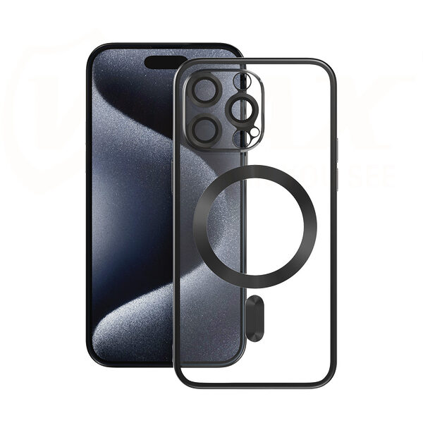 VMax - Electroplating Mag TPU Case for iPhone 15 Pro Max - Θήκη Προστασίας iPhone 15 Pro Max σε μαύρο χρώμα - Image 1