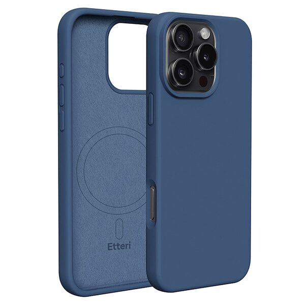Etteri Silicone Mag case for iPhone 16 Pro Max - Θήκη προστασίας iPhone 16 Pro Max σε Μπλε Χρώμα - Image 1