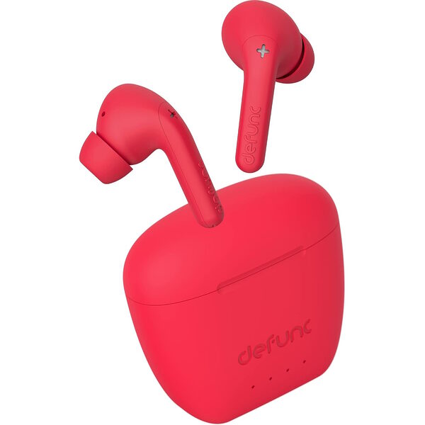 Defunc TRUE AUDIO Bluetooth 5.3 Ασύρματα True Wireless Ακουστικά με θήκη (κόκκινο) - Image 1