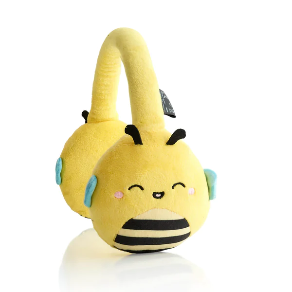Lazerbuilt Squishmallows Sunny The Bee – Λούτρινα Ασύρματα Παιδικά Ακουστικά με Μικρόφωνο - Image 1