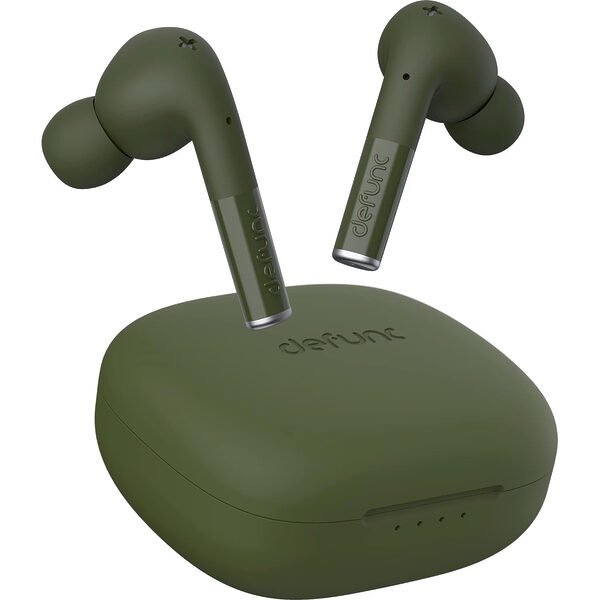 Defunc TRUE ENTERTAINMENT Bluetooth 5.2 Ασύρματα True Wireless Ακουστικά με θήκη (πράσινο) - Image 1