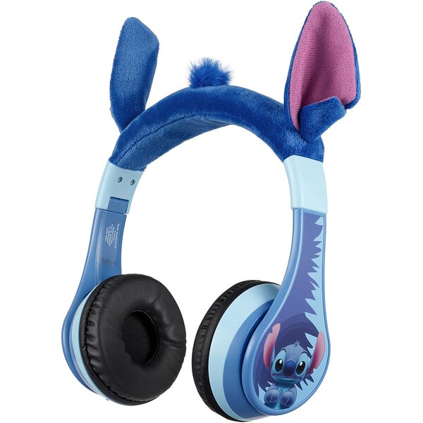 eKids Disney Stitch Ασύρματα Ακουστικά με ασφαλή μέγιστη ένταση ήχου για παιδιά και εφήβους (SH-B52) (Μπλε/Γαλάζιο) - Image 1