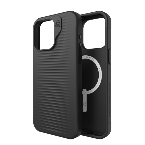 Zagg Luxe Snap Case Λεπτή και κομψή Θήκη προστασίας που αντέχει σε πτώσεις έως 3 μέτρα – iPhone 15 Pro Max (Black) - Image 1