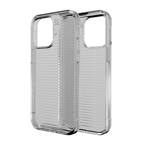 Zagg Luxe Case Λεπτή και κομψή Θήκη προστασίας που αντέχει σε πτώσεις έως 3 μέτρα – iPhone 15 Pro Max (Clear) - Image 1