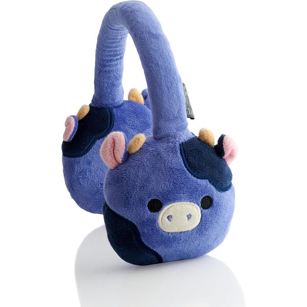 Lazerbuilt Squishmallows Ingred The Cow – Λούτρινα Ασύρματα Παιδικά Ακουστικά με Μικρόφωνο - Image 1