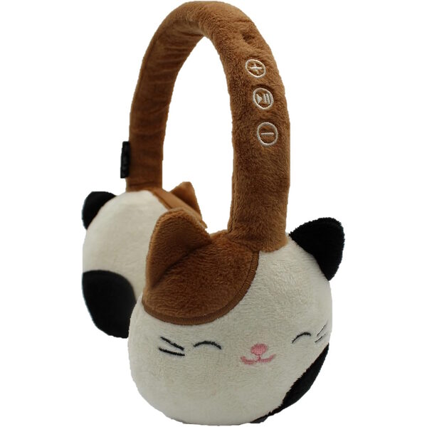 Lazerbuilt Squishmallows Cam the Cat – Λούτρινα Ασύρματα Παιδικά Ακουστικά με Μικρόφωνο - Image 1
