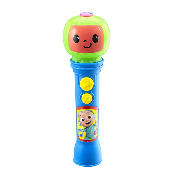 eKids Cocomelon MP3 Ασύρματο Μικρόφωνο Karaoke για παιδιά με ενσωματωμένη μουσική, φωτισμό, Sound Effects (CO-070) (Μπλε/Πράσινο/Κόκκινο) - Image 1