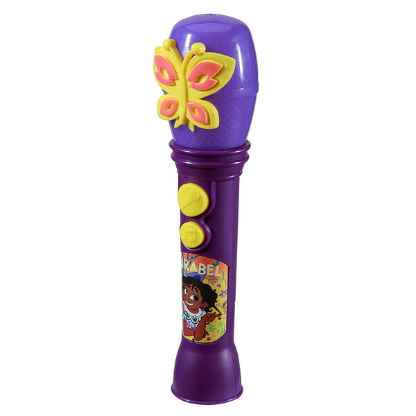 eKids Encanto Ασύρματο Μικρόφωνο Karaoke για παιδιά με ενσωματωμένη μουσική, φωτισμό, Sound Effects (EN-070) (Μωβ/Ροζ) - Image 1